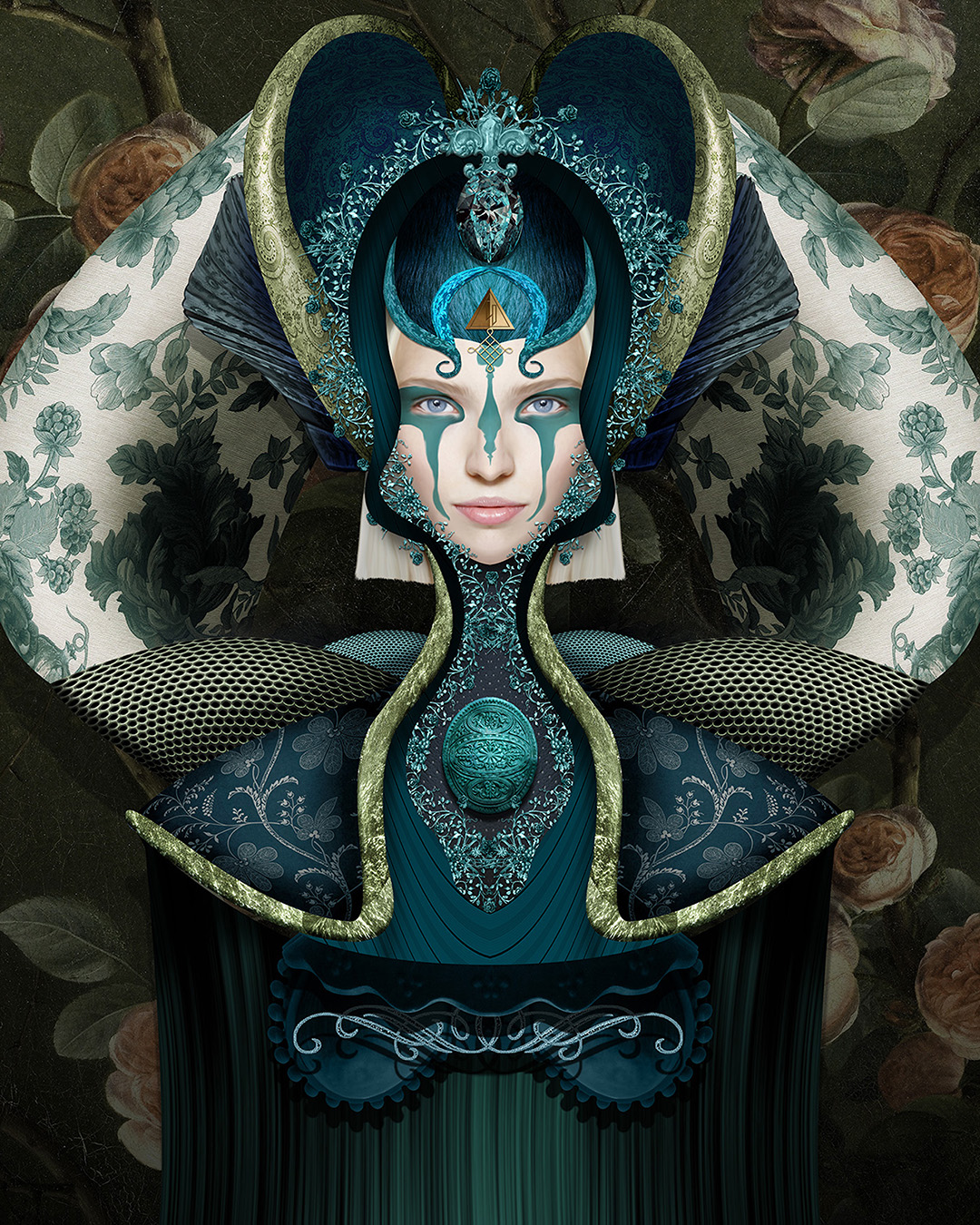Deorsum fluens, opera digitale di Daniele Cazzola, 2013